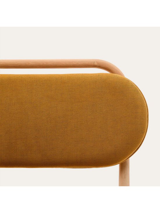 Kave Home - Helda-nojatuoli sinapinkeltainen chenille / tammi - BEIGE | Stockmann - photo 5