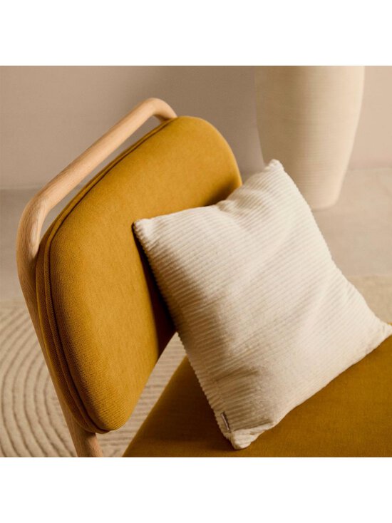 Kave Home - Helda-nojatuoli sinapinkeltainen chenille / tammi - BEIGE | Stockmann - photo 8