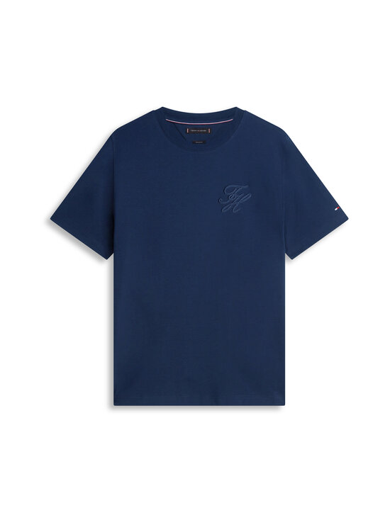 Tommy Hilfiger - Script Light Interlock T-krekls - DW5 DESERT SKY | Stockmann - photo 1