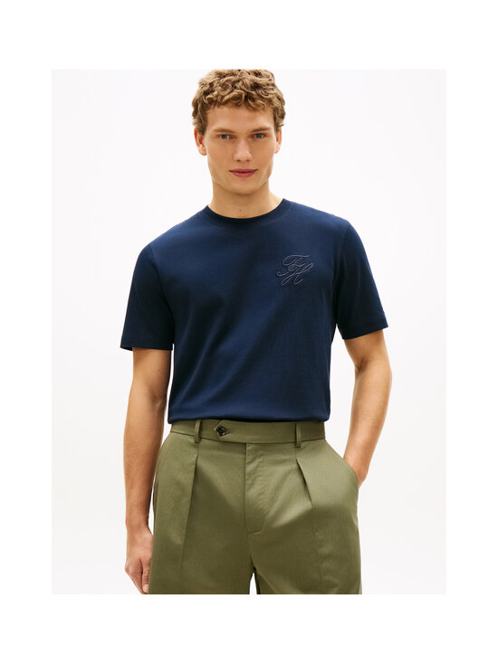 Tommy Hilfiger - Script Light Interlock T-krekls - DW5 DESERT SKY | Stockmann - photo 5