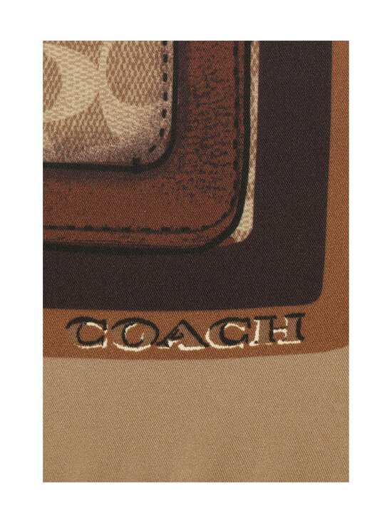 Coach - Stacked Tabby Printed Silk -neliöhuivi - TAM 34 MEDIUM GREEN | Stockmann - photo 4