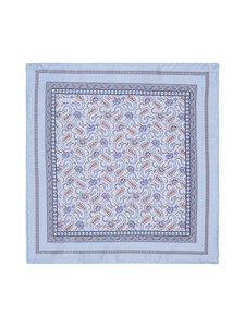 Eton - Paisley Twill -silkkitaskuliina - 20 LIGHT BLUE | Stockmann