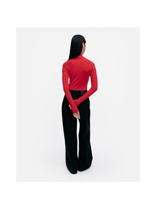 Marimekko - Solmia Piirto Unikko Turtleneck trikotāžas krekls - 383 RED, WINE RED - photo 3 Marimekko - Solmia Piirto Unikko Turtleneck trikotāžas krekls - 383 RED, WINE RED | Stockmann - photo 3