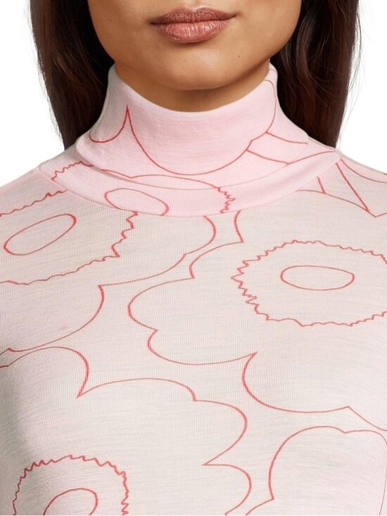 Marimekko - Vilina Piirto Unikko -villapoolopaita - 303 LIGHT PINK, RED - photo 4 Marimekko - Vilina Piirto Unikko -villapoolopaita - 303 LIGHT PINK, RED | Stockmann - photo 4