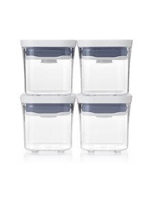 OXO - Mini Pop Good Grips -säilytysastiasetti 4 kpl - CLEAR, WHITE | Stockmann