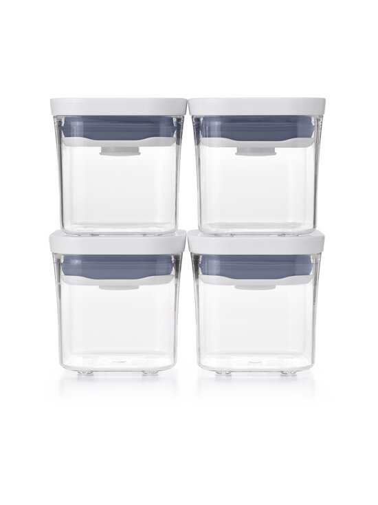 OXO - Mini Pop Good Grips -säilytysastiasetti 4 kpl - CLEAR, WHITE | Stockmann - photo 1