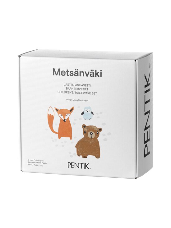 Pentik - Metsänväki-muki 0,2 l ja lautanen 18 cm - LIGHT BROWN | Stockmann - photo 2