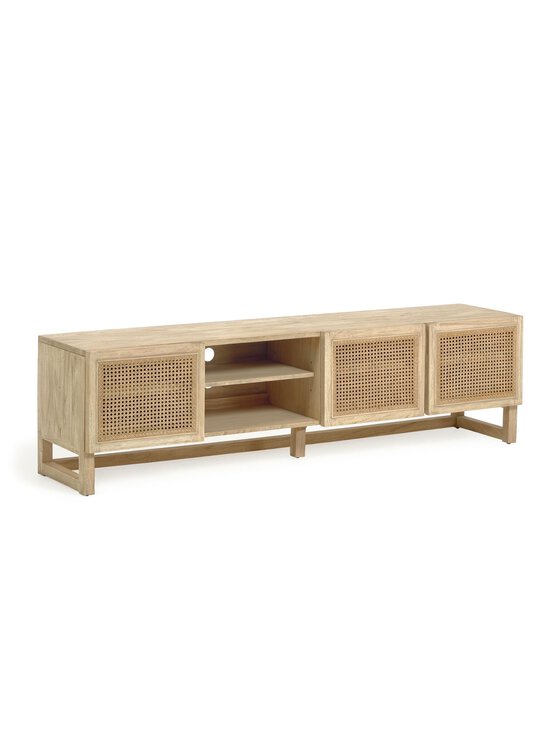 Kave Home - Rexit-taso mindi-puu/rottinki 180 x 50 cm - BROWN | Stockmann - photo 1