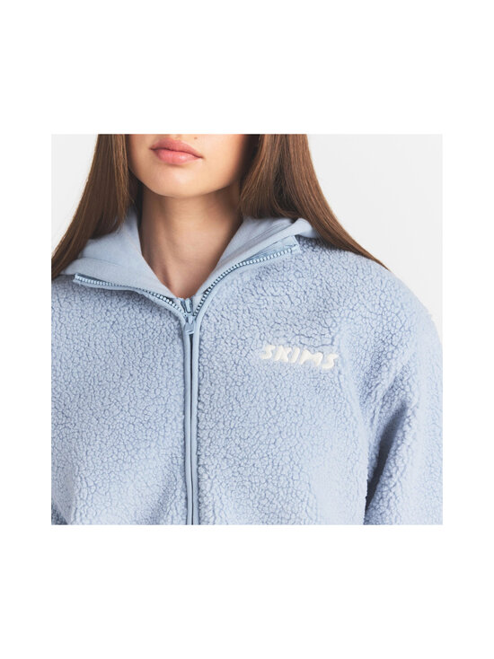 SKIMS - Teddy Boxy Zip Up flīsa jaka - FOG | Stockmann - photo 2