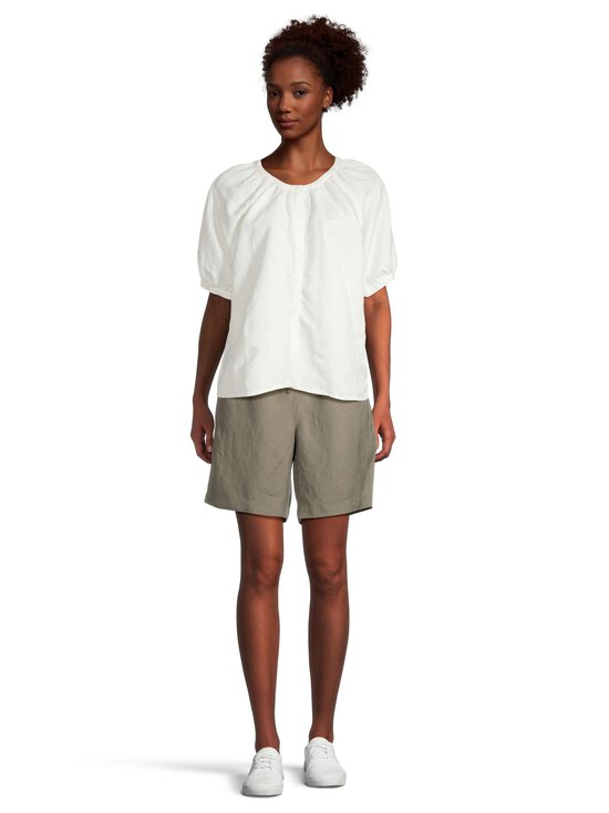 NOOM - Taru-pellavasekoiteshortsit - KHAKI GREEN | Stockmann - photo 3