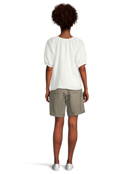 NOOM - Taru-pellavasekoiteshortsit - KHAKI GREEN | Stockmann - photo 4