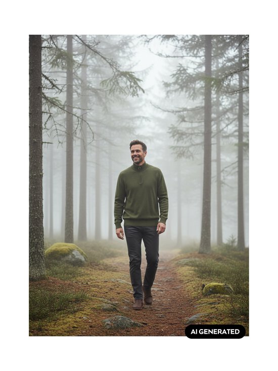 Barbour - Ronson Half Zip -neule - OL51 OLIVE | Stockmann - photo 5