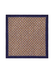 Stockholm Kravatt - Square & Paisley -silkkitaskuliina - 1 ORANGE /NAVY/BORWN | Stockmann