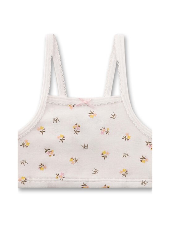 Sanetta - Bustier Flower Print tops - 1948 WHITE PEBBLE | Stockmann - photo 3