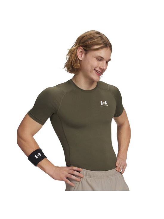Under Armour - UA HG Armour Comp -treenipaita - 390 MARINE OD GREEN | Stockmann - photo 3