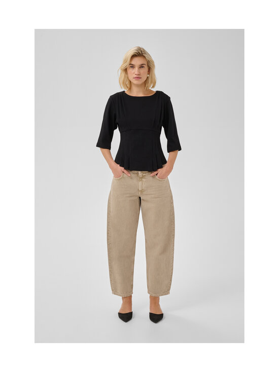 MY ESSENTIAL WARDROBE - Pluus MWApir Pleat - 100 BLACK | Stockmann - photo 3