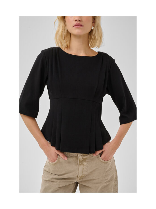 MY ESSENTIAL WARDROBE - Pluus MWApir Pleat - 100 BLACK | Stockmann - photo 7