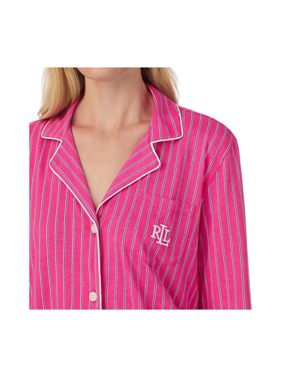 Lauren Ralph Lauren - Notch Collar Long Pants -pyjama - 674 PINK STP | Stockmann - photo 3