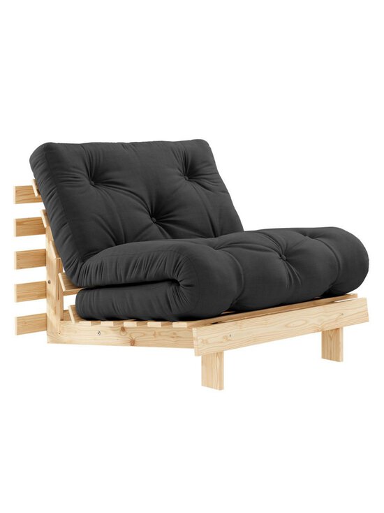 Karup - Roots-futonnojatuoli dark grey/mänty - BEIGE | Stockmann - photo 1