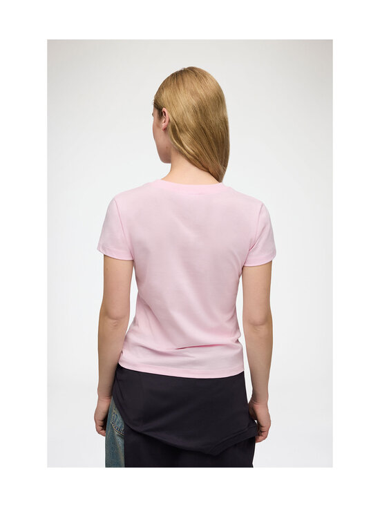 Ganni - Basic Jersey Baby Fit Teddy Forest t-paita - NULL CHALK PINK | Stockmann - photo 3