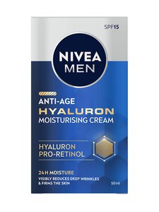 NIVEA MEN - Anti-Age Hyaluron Face Moisturising Cream SPF15 -kasvovoide NIVEA MEN - Anti-Age Hyaluron Face Moisturising Cream SPF15 -kasvovoide | Stockmann