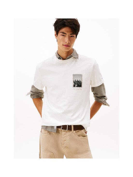 Tommy Jeans - Regular Photo t-krekls - YBL ECRU | Stockmann - photo 4