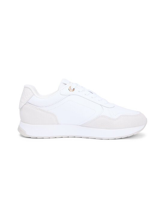 Tommy Hilfiger - Monogram Mix Material Runner -sneakerit - YBS WHITE | Stockmann - photo 1