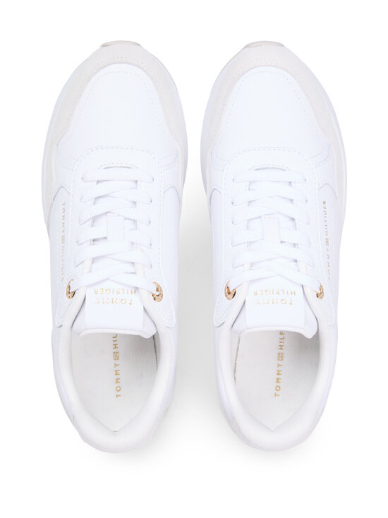 Tommy Hilfiger - Monogram Mix Material Runner -sneakerit - YBS WHITE | Stockmann - photo 2