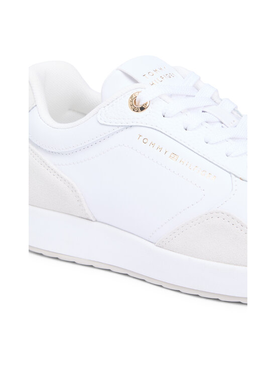 Tommy Hilfiger - Monogram Mix Material Runner -sneakerit - YBS WHITE | Stockmann - photo 5