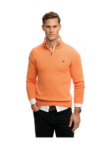 Superdry - Kampsun Half Zip - J7X WASHED TANGERINE | Stockmann