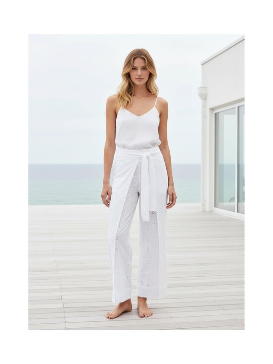 Polo Ralph Lauren - Wrap Embroidery -housut - WHT WHITE | Stockmann - photo 6