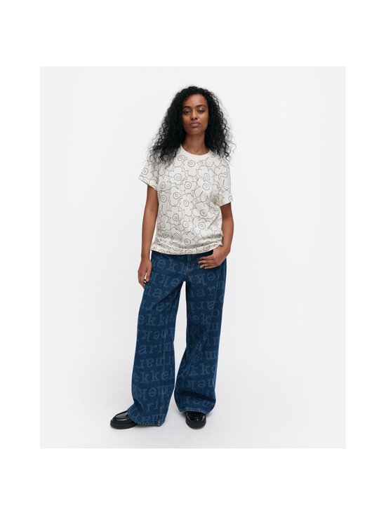 Marimekko - Heleys Piirto Unikko T-krekls - 190 OFF WHITE, BLACK - photo 5 Marimekko - Heleys Piirto Unikko T-krekls - 190 OFF WHITE, BLACK | Stockmann - photo 5