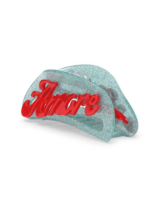 Sui Ava - Theresa Text Big matu sprādze - AMORE/TURQUOISE GLITTER - photo 1 Sui Ava - Theresa Text Big matu sprādze - AMORE/TURQUOISE GLITTER | Stockmann - photo 1