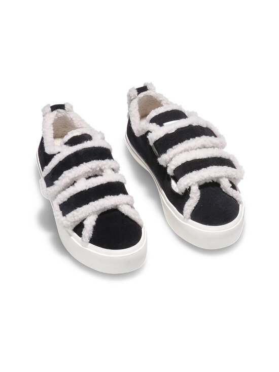 INUIKII - Shearling Low Velcro -tennarit - 000 BLACK | Stockmann - photo 3