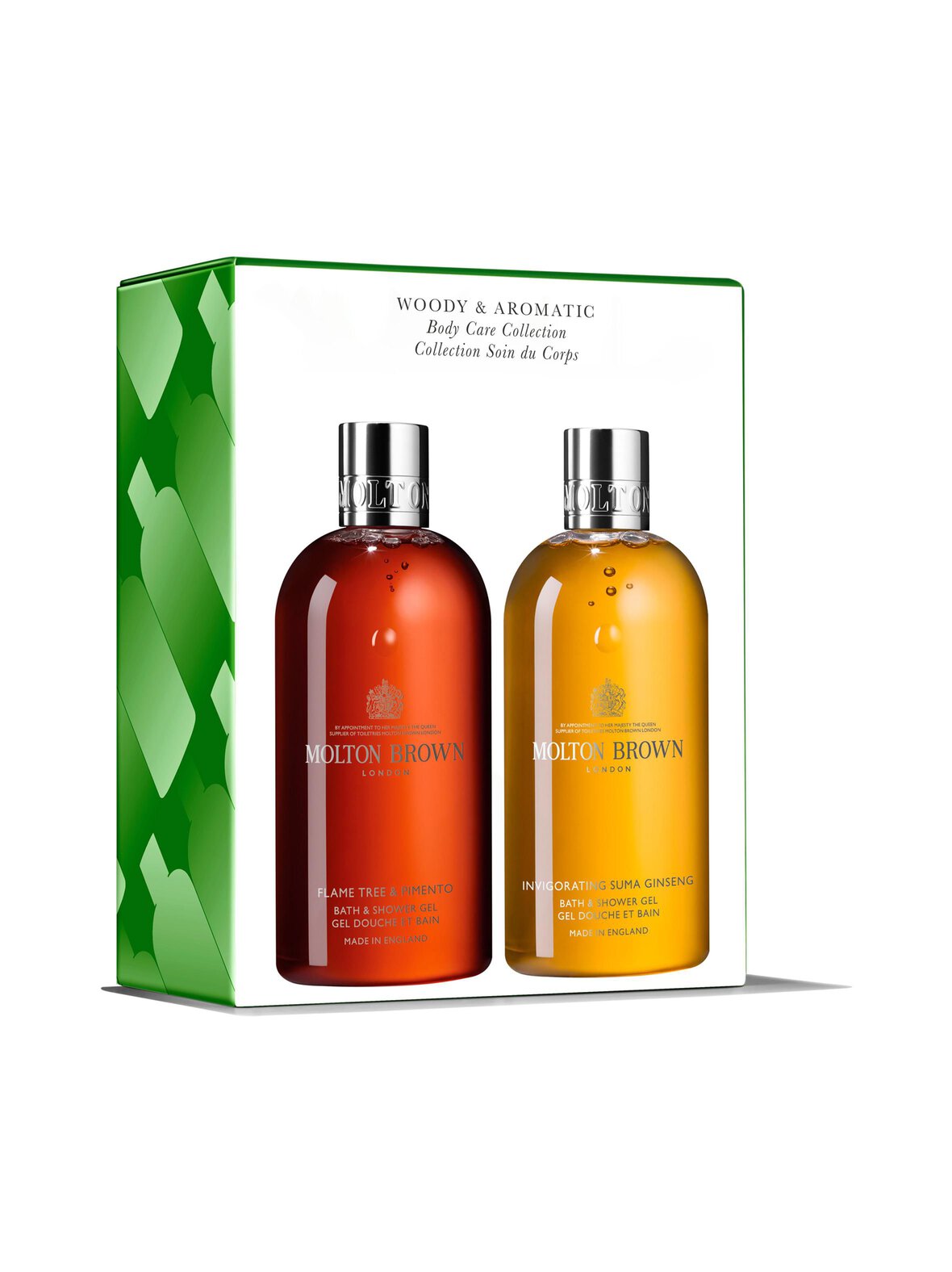 Woody & Aromatic Body Care Collection -suihkugeelipakkaus, 2x300ml