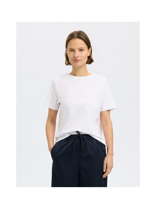 Selected - SlfAssia t-paita - BRIGHT WHITE - photo 5 Selected - SlfAssia t-paita - BRIGHT WHITE | Stockmann - photo 5