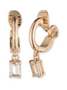 Lauren Ralph Lauren - Hoop Drop -korvakorut 14 mm - GLD/CRY | Stockmann