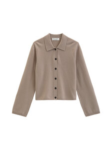 Marc O'Polo - Collared-neuletakki - 1740 EARTHY TAUPE | Stockmann