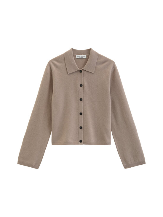 Marc O'Polo - Collared-neuletakki - 1740 EARTHY TAUPE | Stockmann - photo 1