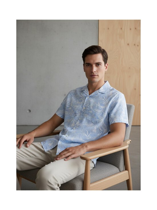 Cap Horn - Caleb- lyhythihainen kauluspaita - LT. BLUE LEAF | Stockmann - photo 5