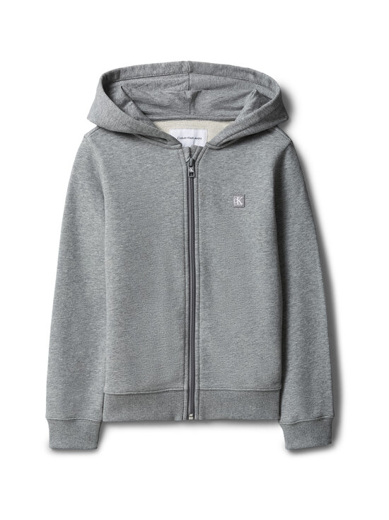 Calvin Klein Kids - Mini Badge Zip -hupparitakki - P7D MEDIUM GREY HEATHER | Stockmann - photo 1