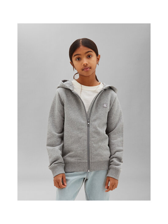Calvin Klein Kids - Mini Badge Zip -hupparitakki - P7D MEDIUM GREY HEATHER | Stockmann - photo 2