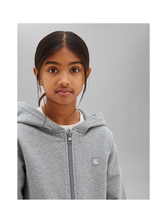 Calvin Klein Kids - Mini Badge Zip -hupparitakki - P7D MEDIUM GREY HEATHER | Stockmann - photo 4