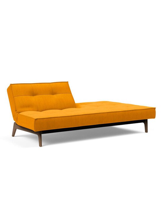 Innovation Living - Splitback Eik -vuodesohva Elegance-kangas 507 keltainen / ruskea tammi - YELLOW | Stockmann - photo 4