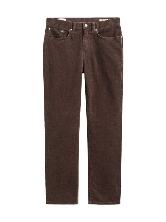 GANT - Regular Corduroy -vakosamettifarkut - 217 BLACK BROWN | Stockmann - photo 1