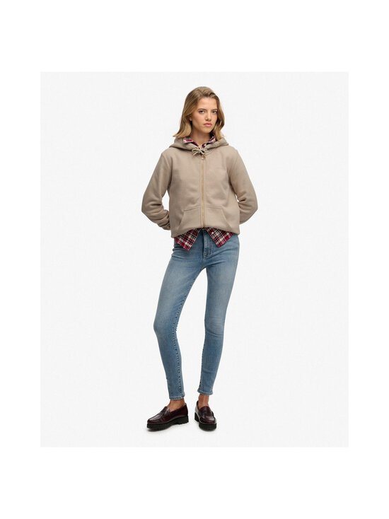 Superdry - Essential Logo Ziphood -hupparitakki - 6NN FEATHER GREY | Stockmann - photo 2