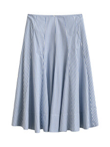 GANT - Stripe Panel Midi -hame - 424 HYDRANGEA BLUE | Stockmann