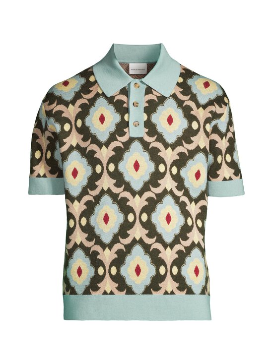 Drôle de Monsieur - La Maille Polo Tapisserie -neulottu pikeepaita - KAKI | Stockmann - photo 1
