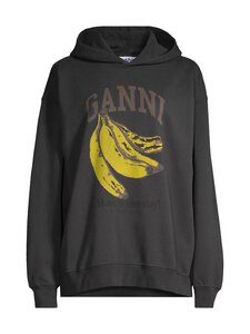Ganni - Banana Print -huppari - 252 PHANTOM | Stockmann