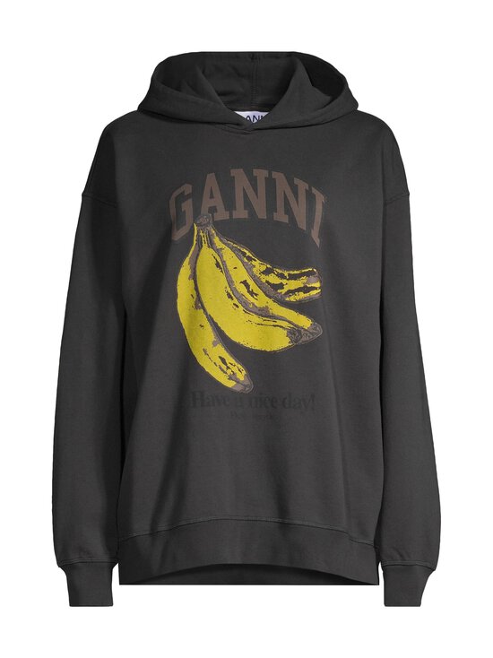 Ganni - Banana Print -huppari - 252 PHANTOM | Stockmann - photo 1